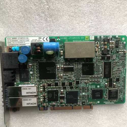 PLC模块PC端光纤通讯板卡Q80BD-J71GP21S-SX网络接口板议价