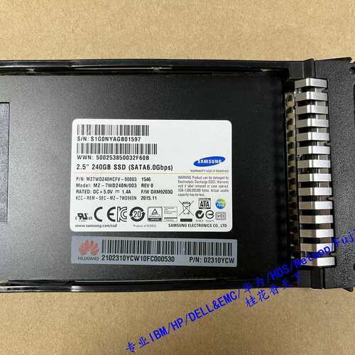 02310YCW 240G SATA 6G SSD 2.5 MZ-7WD240N/003 固态硬盘议价