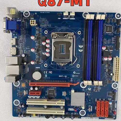 清华同方超越欧盟E500-2036主板和硕Q87-M1主板 1150针带DP HDMI