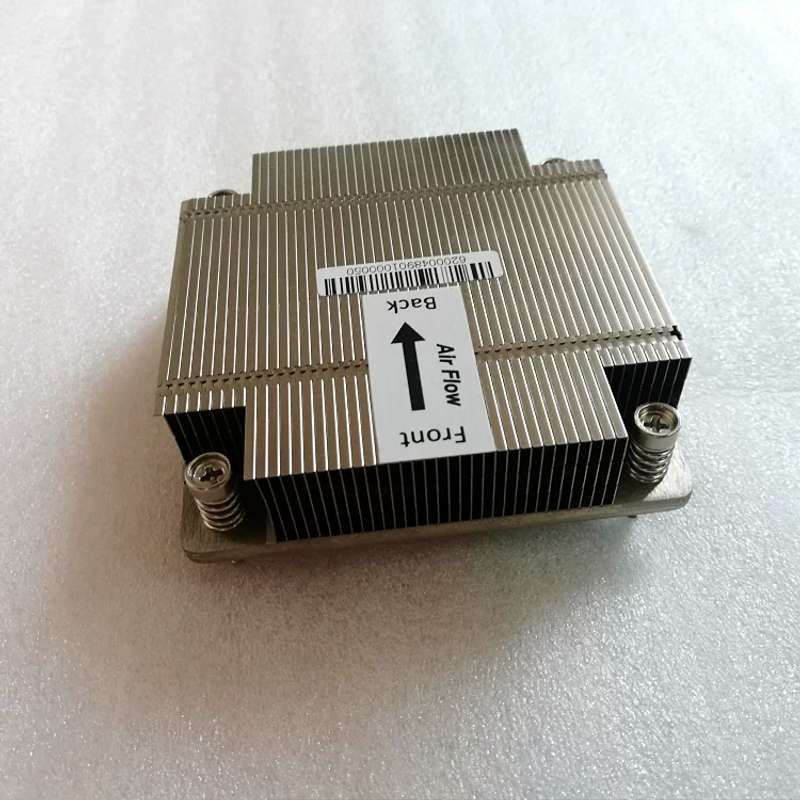 1150 1151 1155 1156针主板通用1U专用CPU散热器 铜底座铝片议价图片