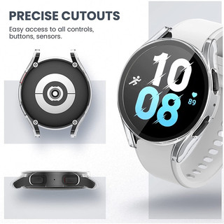 适用三星galaxy watch 6/5智能手表保护套全包PC钢化壳膜一体表壳