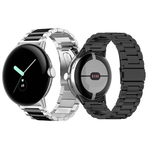 pixelwatch不锈钢金属表带