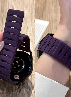 适用Galaxy三星手表Watch8/7/6/5/4表带龙鳞纹硅胶ultra磁吸5pro腕带智能watch8 classic男女samsung运动腕带