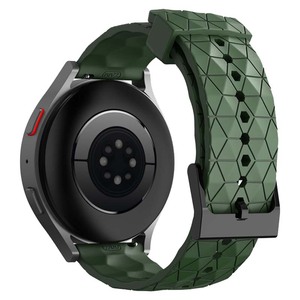 适用三星galaxy watch8/ultra/7/6/5pro智能FE手表带4classic 46mm运动active2足球纹gear s3硅胶samsung腕带