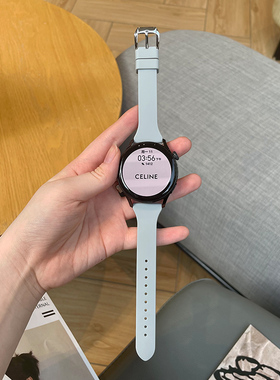 三星Galaxy Watch7/FE/6/5 pro智能手表4 classic运动硅胶表带Gear S3替换带active2配件watch3小蛮腰samsung