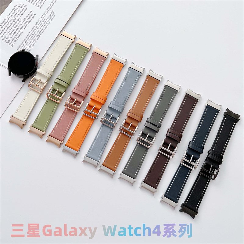 着诺数码适用三星galaxy watch6/5/4 classic 42/46mm智能手表带40爱马42mm真皮pro替换腕带非原装SM-R890LTE 智能设备 智能手表手环表带/腕带 原图主图