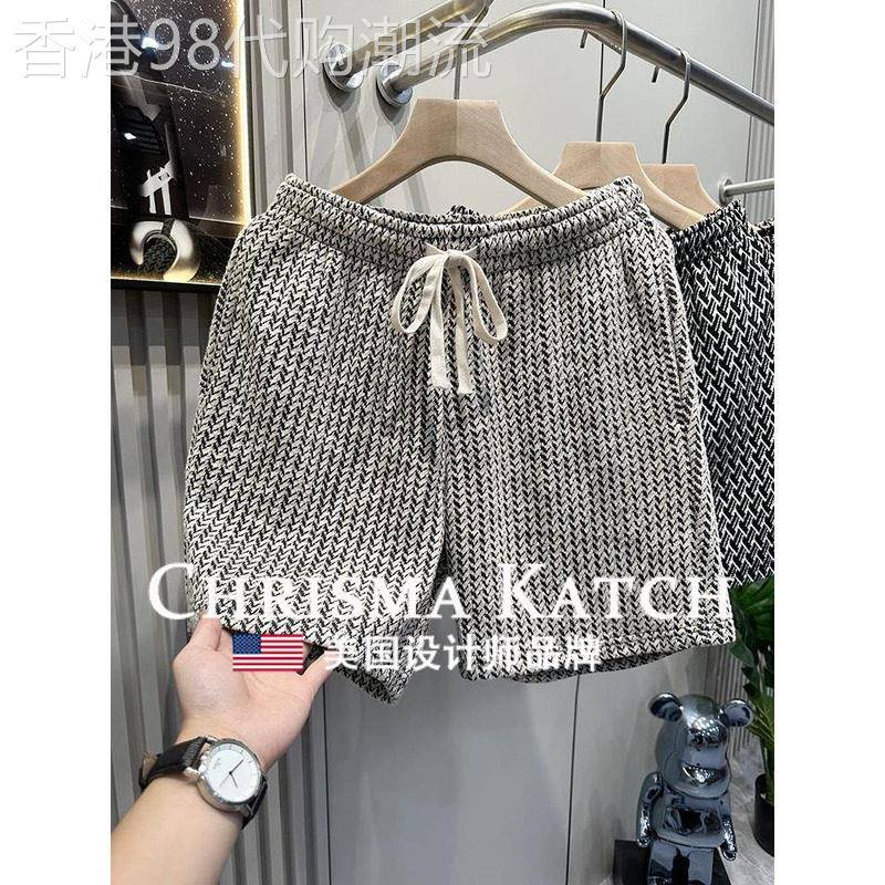 出口美国Chrisma Katch~轻奢潮牌短裤四分沙滩裤休闲裤运动短裤