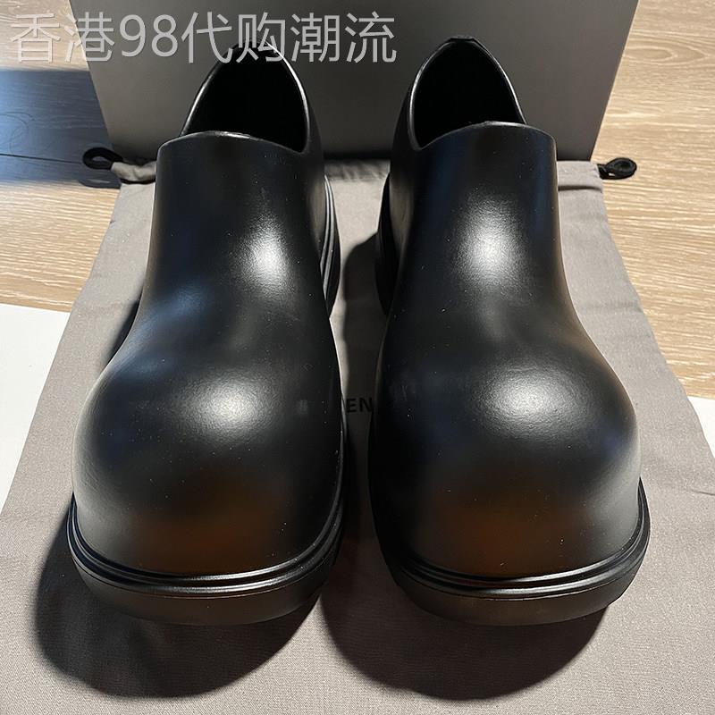 cleanfit米奇大头德比鞋2026新款机能防水圆头厚底雨鞋懒人厨师鞋