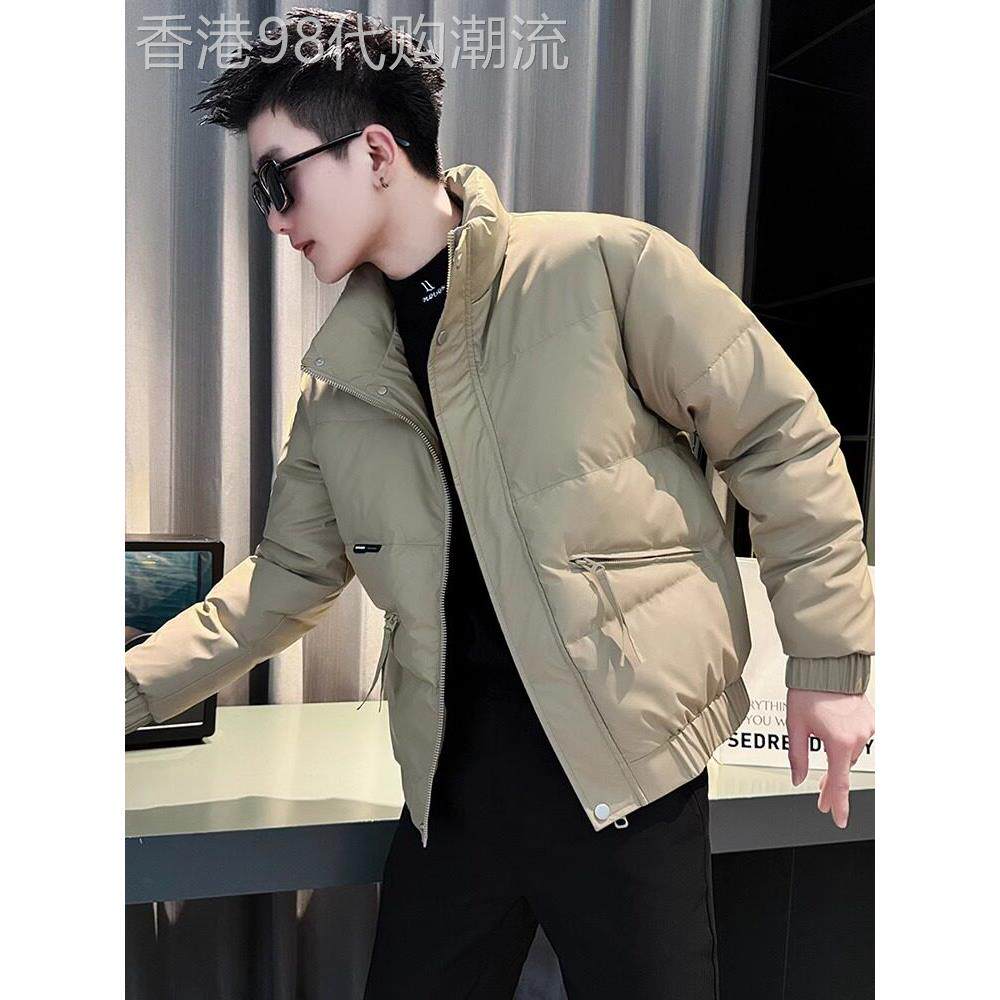 高端羽绒棉服外套男士冬季2025年新款保暖加厚夹克棉衣面包服男款