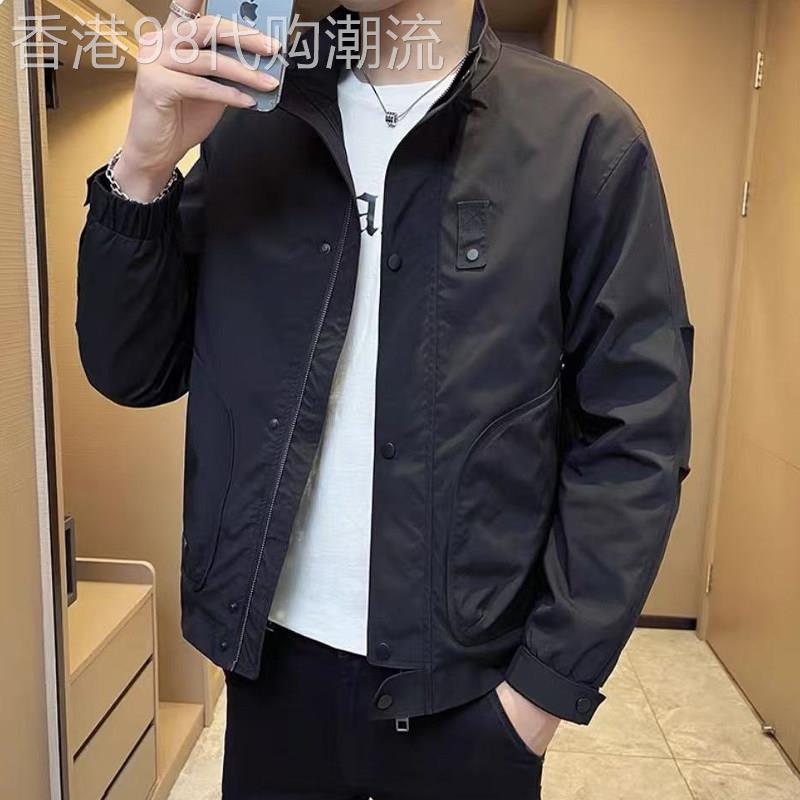 潮牌高端工装痞帅夹克男士春秋季2026新款潮流立领高级感薄款外套