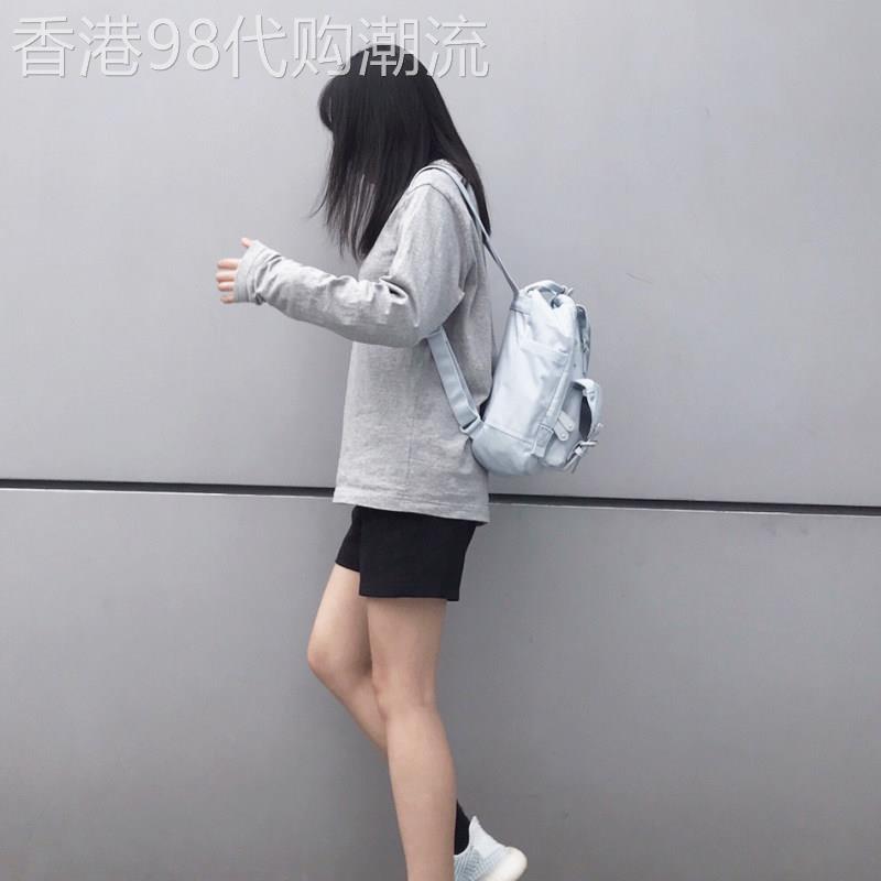 甜甜圈双肩包女揹包旅行户外防水大容量电脑包初中高中大学生书包