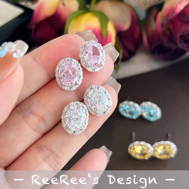 926纯银优质新款慵懒璀璨耳饰