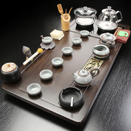 Bộ khay trà bằng gỗ nguyên khối hoàn toàn tự động có đáy nước trong gia đình tích hợp bộ trà cát tím văn phòng ấm đun nước bộ ấm trà bàn trà điện giá rẻ hướng dẫn lắp bàn trà điện
