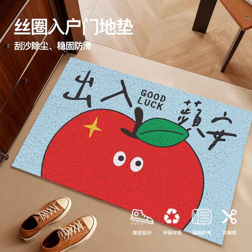 好柿发生丝圈防滑可洗入户门垫