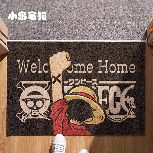 海贼王路飞入户丝圈地垫