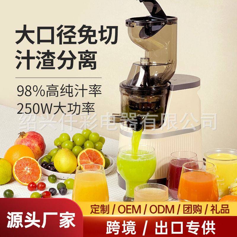巨大口径原汁机汁渣分离榨汁机多功能水果榨汁出口跨境团购礼品