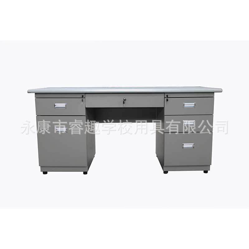 厂家定制人铁制公桌职员电脑桌铁皮公桌公桌椅