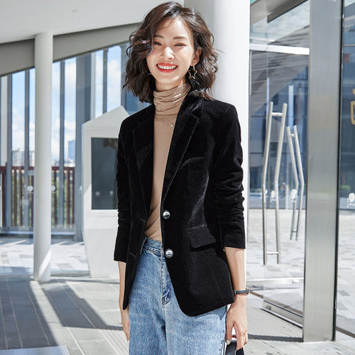 womenclothes金丝绒小西