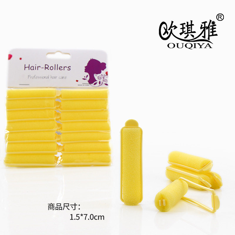 直供自粘刘海卷发筒海绵卷发器 梨花头蘑菇型魔发卷发器工具