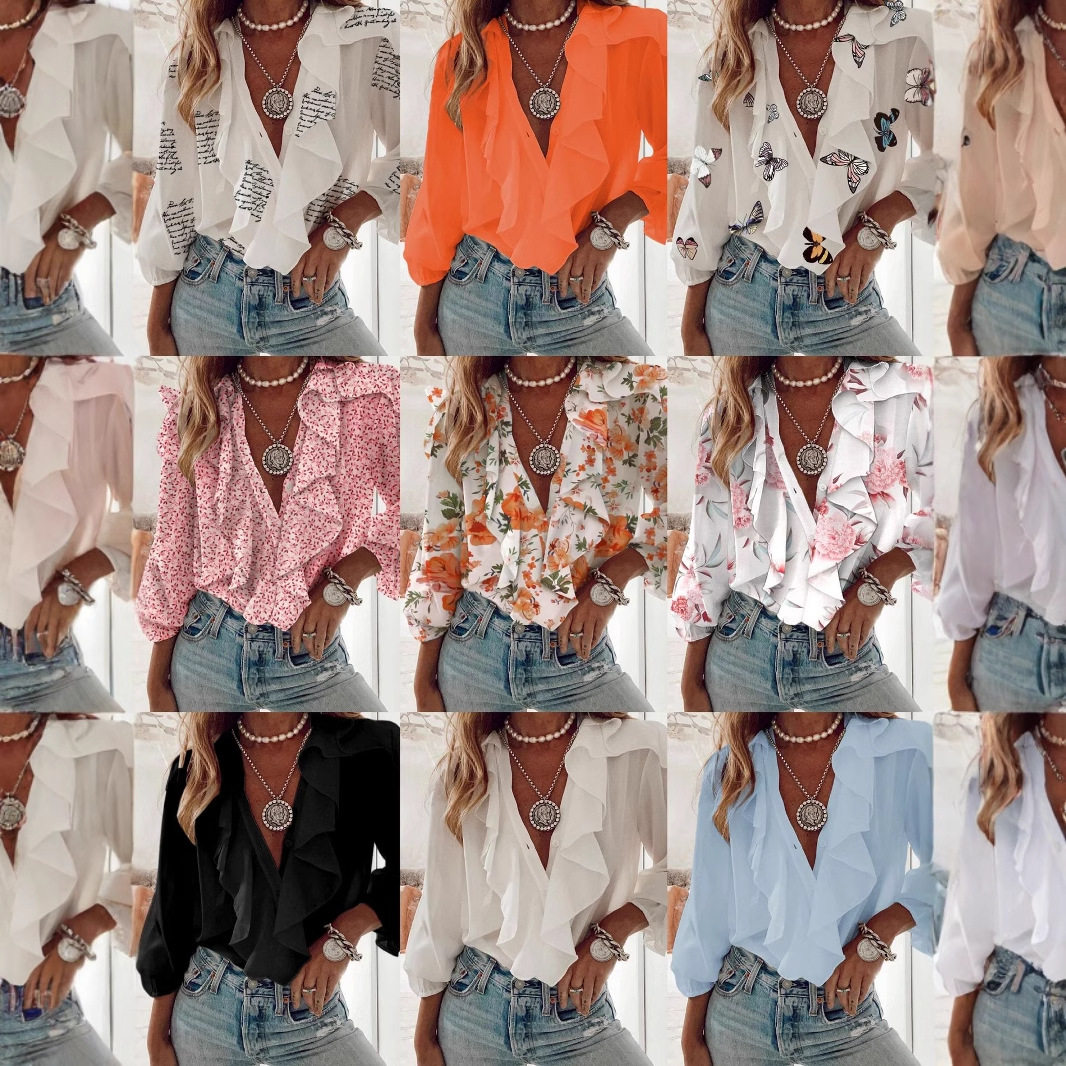 womenclothes欧美衬衫跨