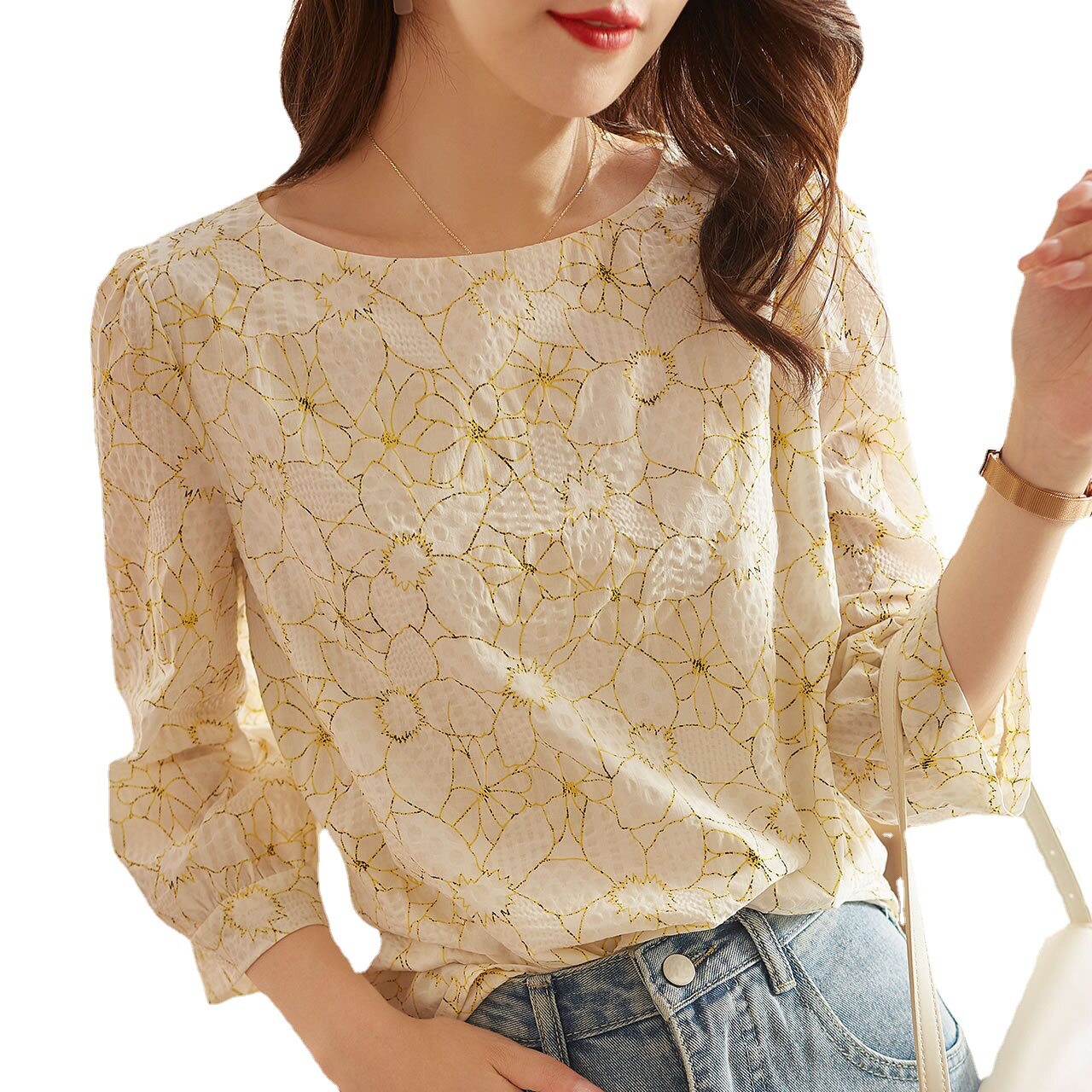 womenclothes雪纺衫女上