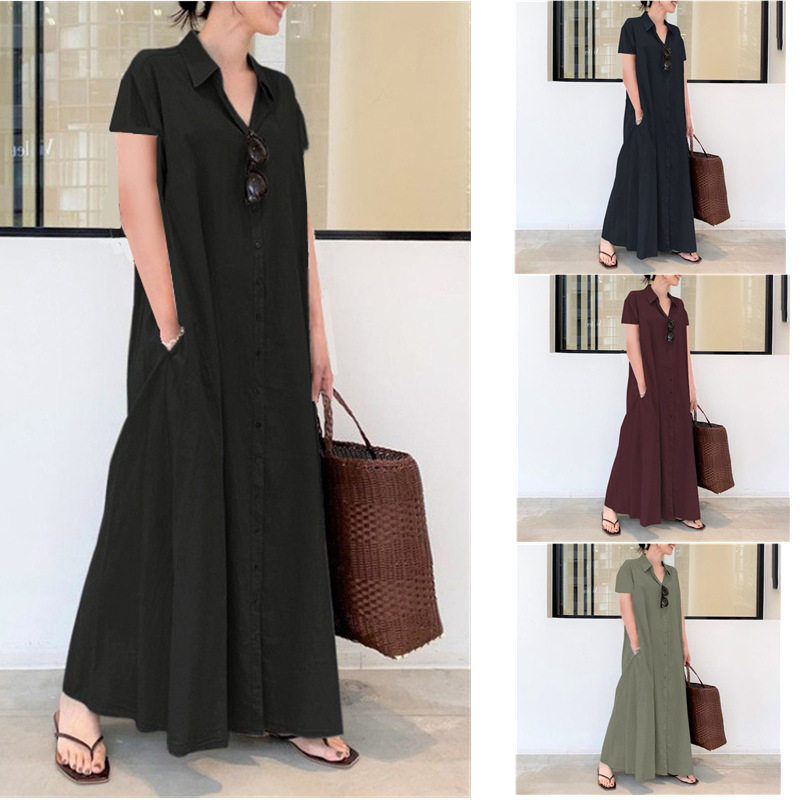 womenclothes新款棉麻色
