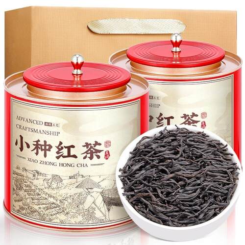 正品小种红茶新茶浓香型正宗福建高山红茶高档罐装叶送人礼盒装