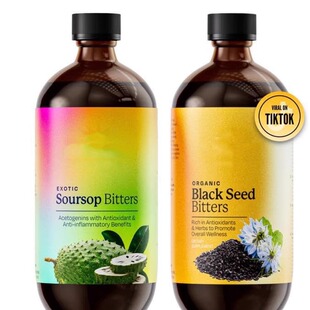 苦味酒 bitter 苦味酒bitter  Black Seed/Soursop Bitters