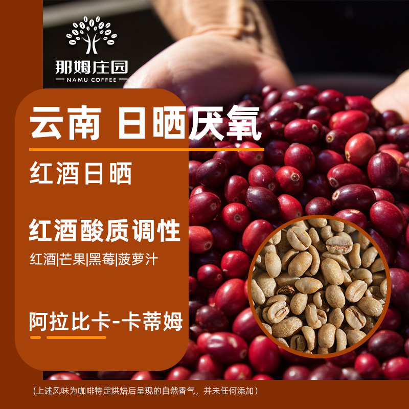 那姆红酒日晒厌氧处理咖啡生豆