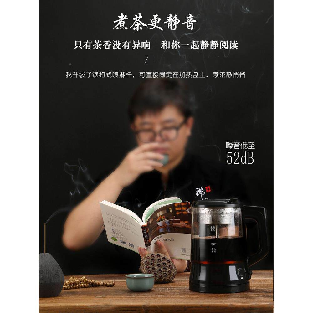 套德国正品煮茶壶2025新款壶喷淋式煮器蒸茶养生壶茶茶具装电982
