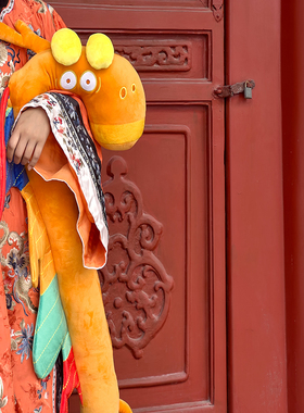 【沈阳文创】木都里沈阳故宫文创祥龙抱枕玩偶毛绒玩偶送礼物