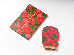 【沈阳文创】东北大花搓澡巾沈阳博物馆张学良旧居双面搓洗澡神器