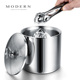 摩登MODERN轻奢双层冰桶冰块存放桶不锈钢商用创意香槟桶红酒冰镇