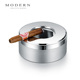 摩登MODERN轻奢雪茄大烟灰缸不锈钢封闭式 防飞灰男创意礼品定制