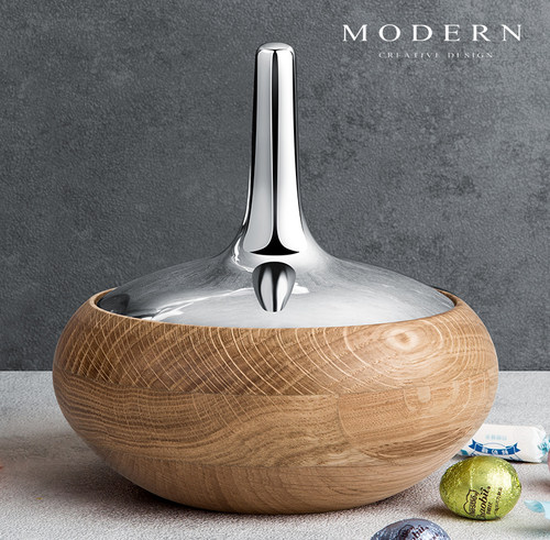实木MODERN手工抛光白橡不锈钢