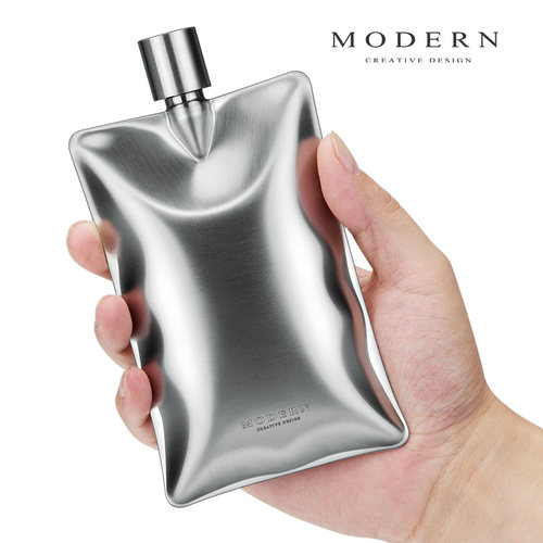 modern小酒壶不锈钢仿古风随身
