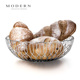 摩登MODERN北欧轻奢不锈钢置物篮面包篮简约客厅家用茶几果盘摆件