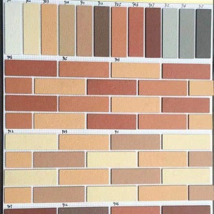 室外外墙砖纸皮砖通体砖釉面砖农村工程自建房别墅墙砖白色瓷砖