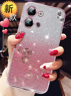 适用于oppoReno9手机壳女reno8pro十的镜头全包Reno6新款7手机壳防摔硅胶套5pro软外壳网红潮高级曲面屏+薄钻