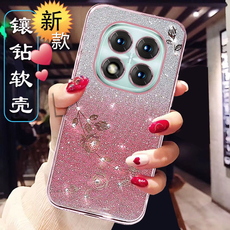 适用于红米note14pro手机壳奢华镐钻女新款小米redmiNote14por+硅胶保护套网红高档镜头全包防摔透明钻5g超薄