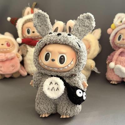 labubu娃衣官方正品公仔衣服拉布布一代二代搪胶玩偶着替纯手工龙