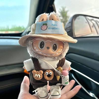 labubu娃衣官方正品【仅衣服】娃衣适用17cm挂件拉布布搪胶玩偶衣