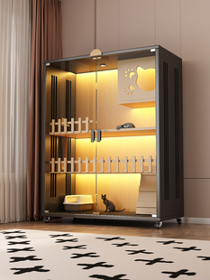 猫窝猫别墅室内家用全景猫笼子超大自由空间猫柜猫屋爬架一体猫舍