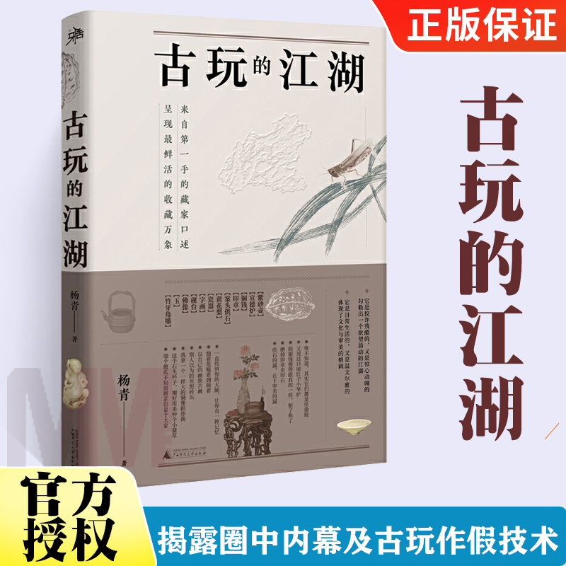 雅活书系古玩的江湖一位资深藏家由底层起家的精彩收藏故事揭露圈中内幕及古玩作假技术分享鉴别古玩的硬核知识字画玉器瓷器