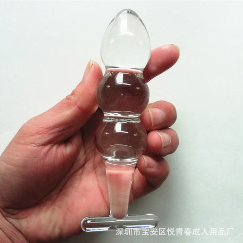 Crystal glass mini dildo anal plug, harem sex toy, female s