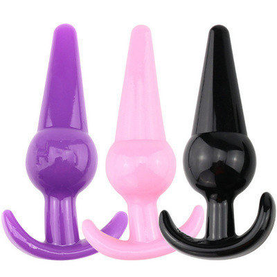 Large size anal sphincter plug with beads for both men and