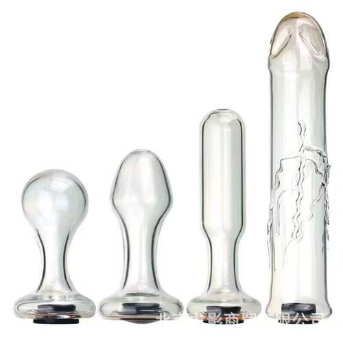 Glass hollow dildo hollow anal plug hollow dildo adult holl