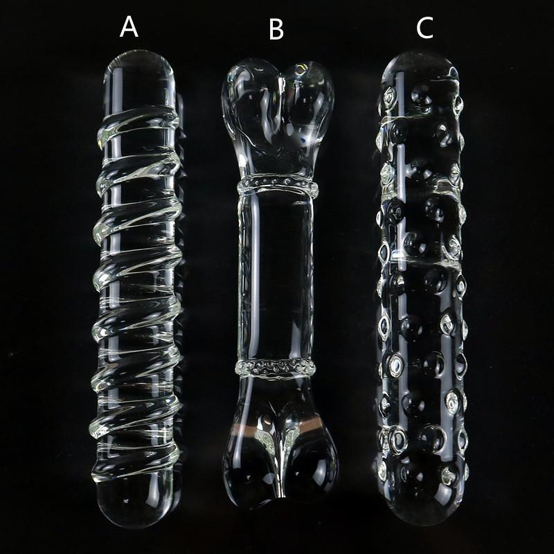 玻璃器器粗款大骨器女用器按摩解压放松解压新款解压骨头玻璃器器