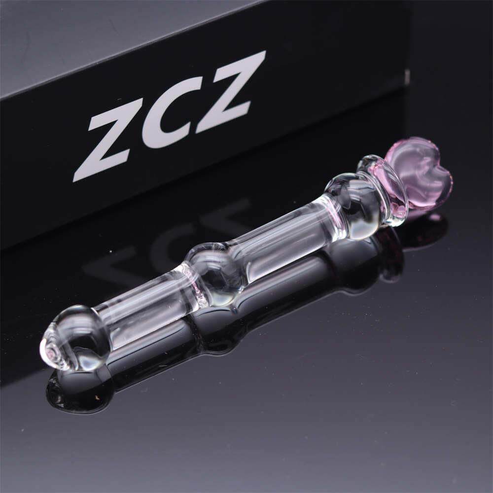 Glass-made femalemasturbation toy fake phallus adult product