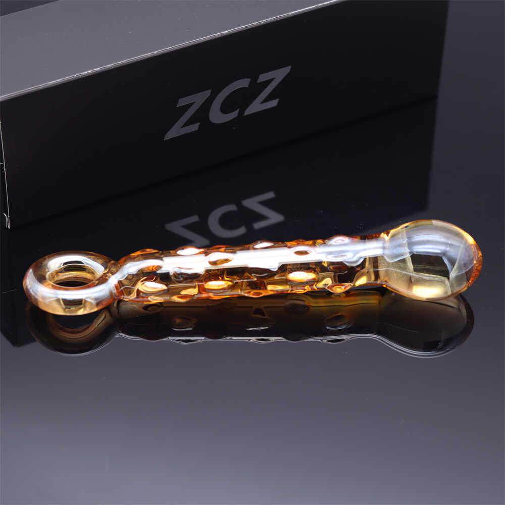 Glass-made femalemasturbation toy fake phallus adult product